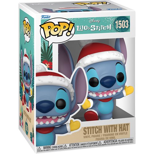 Lilo & Stitch Holiday Stitch with Hat Funko Pop! Vinyl Figure