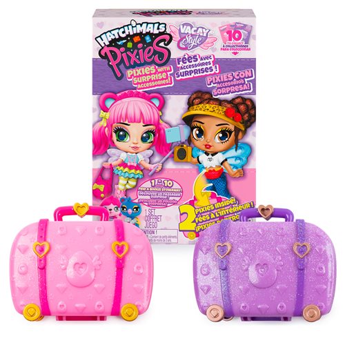 Hatchimals Pixies Vacay Style 2 1/2-Inch Surprise Dolls 2-Pack