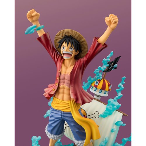 One Piece STARtune Monkey D Luffy Setting Out For The New World FiguartsZERO Statue