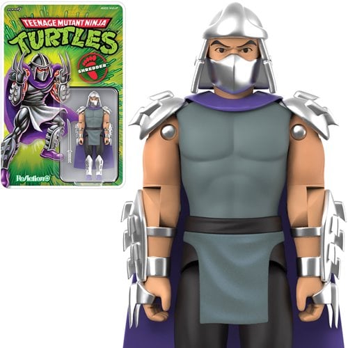 Teenage Mutant Ninja Turtles Shredder 3 3/4-Inch ReAction+ Figure
