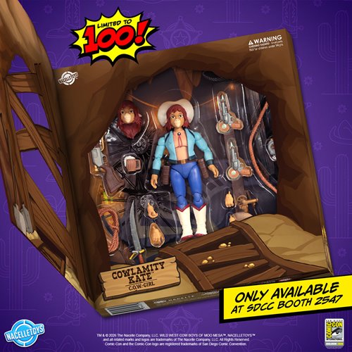 Wild West C.O.W.-Boys of Moo Mesa Cowlamity Kate in the Golden Cud Mine Action Figure - SDCC 2026 Ex