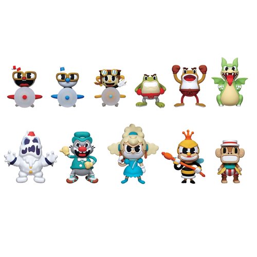 Cuphead Series 2 3D Foam Bag Clip Display Case of 24