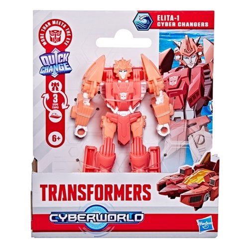 Transformers Cyberworld Elita-1 Cyber Changers 4-Inch Action Figure