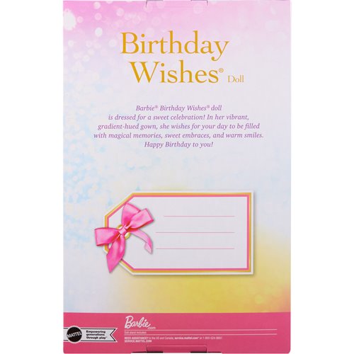 Barbie Birthday Wishes Doll with Black Hair