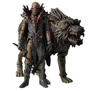 The Hobbit 3 3/4-Inch Orc on Warg Beast Pack
