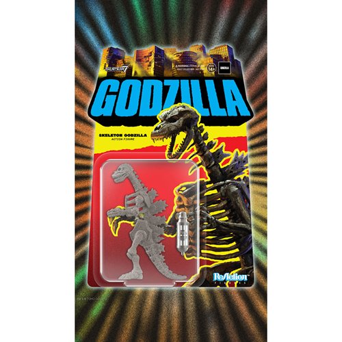 Godzilla Skeleton (Gray) 3 3/4-Inch ReAction Figure