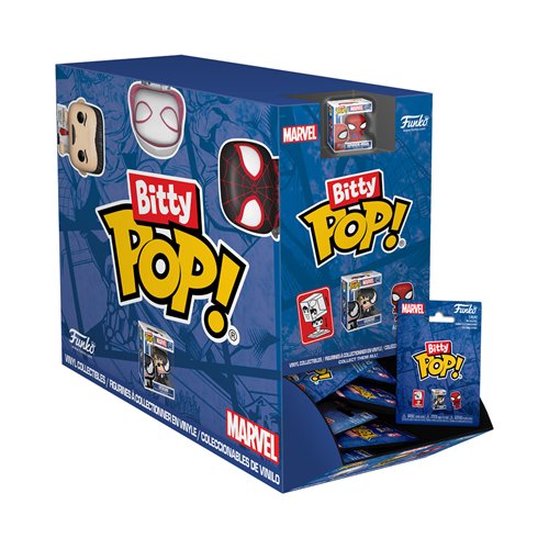 Spider-Man Funko Bitty Pop! Mini-Figure Singles Display Case of 32