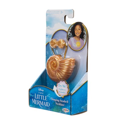 The Little Mermaid Live Action Ariel Singing Seashell Necklace