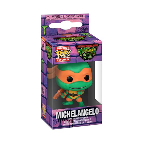 Teenage Mutant Ninja Turtles: Mutant Mayhem Michelangelo Funko Pocket Pop! Key Chain