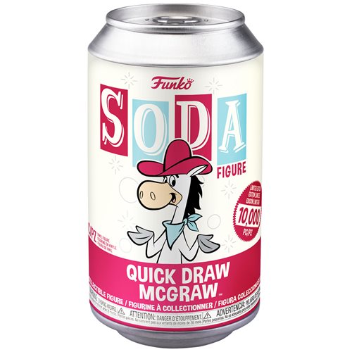 Hanna Barbera Quick Draw McGraw Vinyl Soda Figure