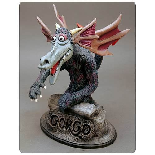 Aurora Monsters Documentary Host Gorgo the Gargoyle Statue