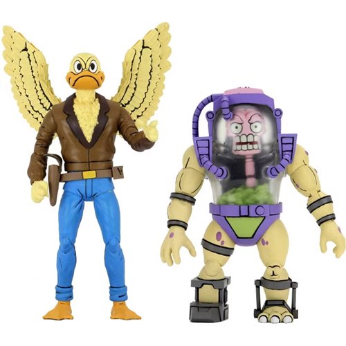 Teenage Mutant Ninja Turtles (1987 Cartoon) Ace Duck & Mutagen Man 7-Inch Scale Action Figure 2-Pack