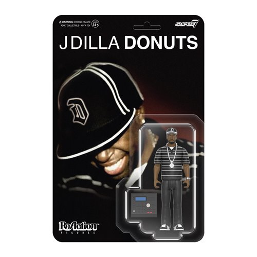 J Dilla (Donuts Smile Album Cover) 3 3/4-Inch ReAction Figure