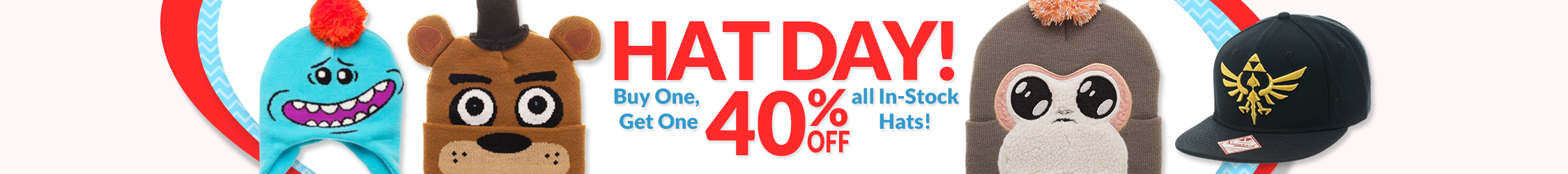 Hat Day! Buy One, Get One 40% Off all In-Stock Hats