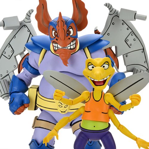 Teenage Mutant Ninja Turtles (1987 Cartoon) Wingnut and Screwloose 7-Inch Scale Action Figure 2-Pack