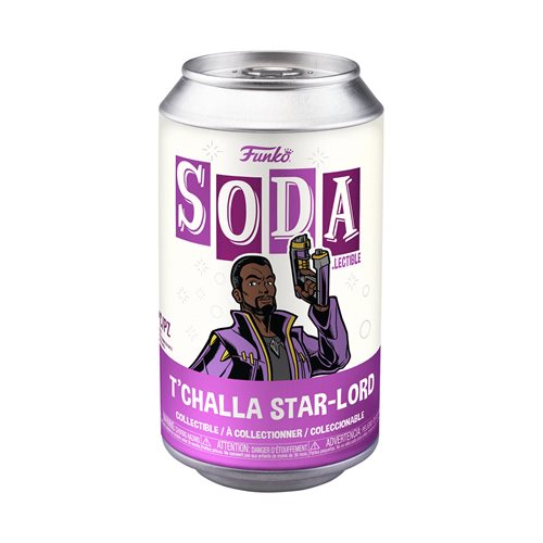 Marvel's What If Starlord T'Challa Vinyl Soda Figure