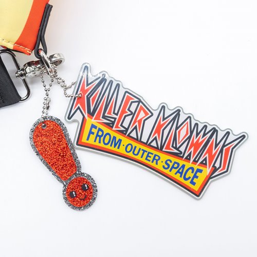 Killer Klowns From Outer Space Padded Pin Trading Tent Crossbody Bag with Bag Charm