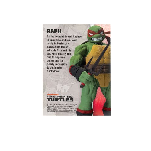 Teenage Mutant Ninja Turtles BST AXN IDW Raphael Action Figure with Metallic Candy Coat GITD Sport B