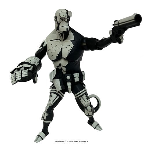 Hellboy Black and White 1:12 Scale Action Figure -  Entertainment Earth Exclusive