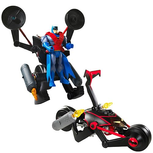 Batman Brave and Bold Transforming Batcycle Vehicle