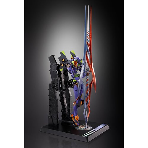 Evangelion Test Type-01 30th Anniversary with Spear Gaius Metal Build Action Figure