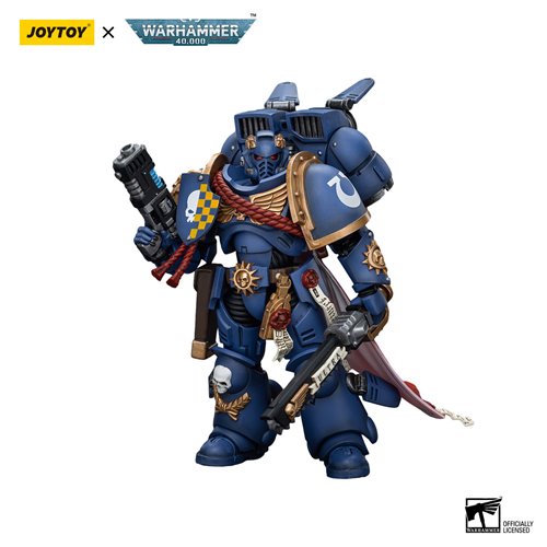 Joy Toy Warhammer 40,000 Ultramarines Captain with Jump Pack 1:18 Scale Action Figure