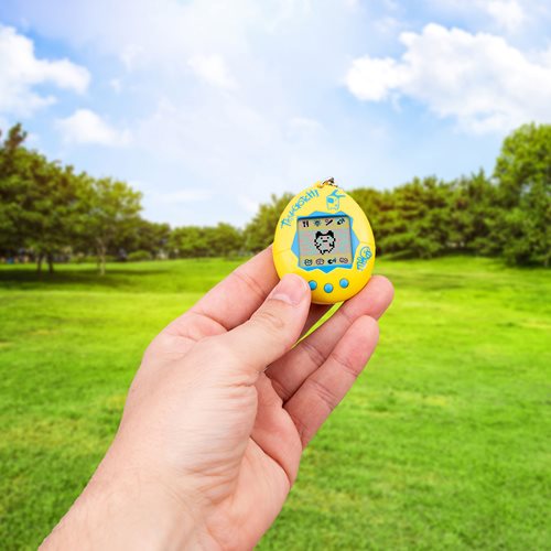 Tamagotchi Classic Yellow with Blue Electronic Game