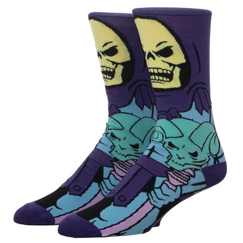 Masters of the Universe Skeletor Character Crew Sock