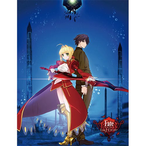 Fate Extra Last Encore Hakuno And Saber Sublimation Throw Blanket