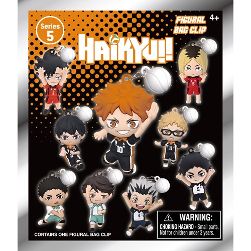 Haikyu!! Series 5 3D Foam Bag Clip Random 6-Pack