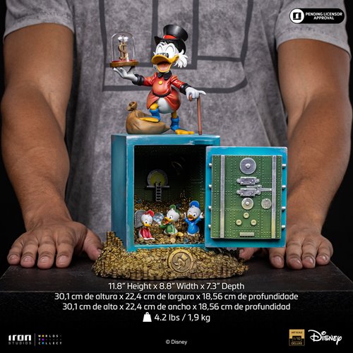 DuckTales Uncle Scrooge McDuck and Nephews 1:10 Art Scale Limited Edition Statue