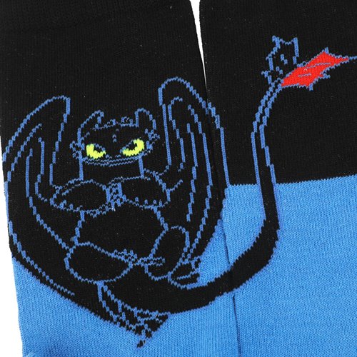 How to Train Your Dragon Toothless Crew Sock 3-Pack