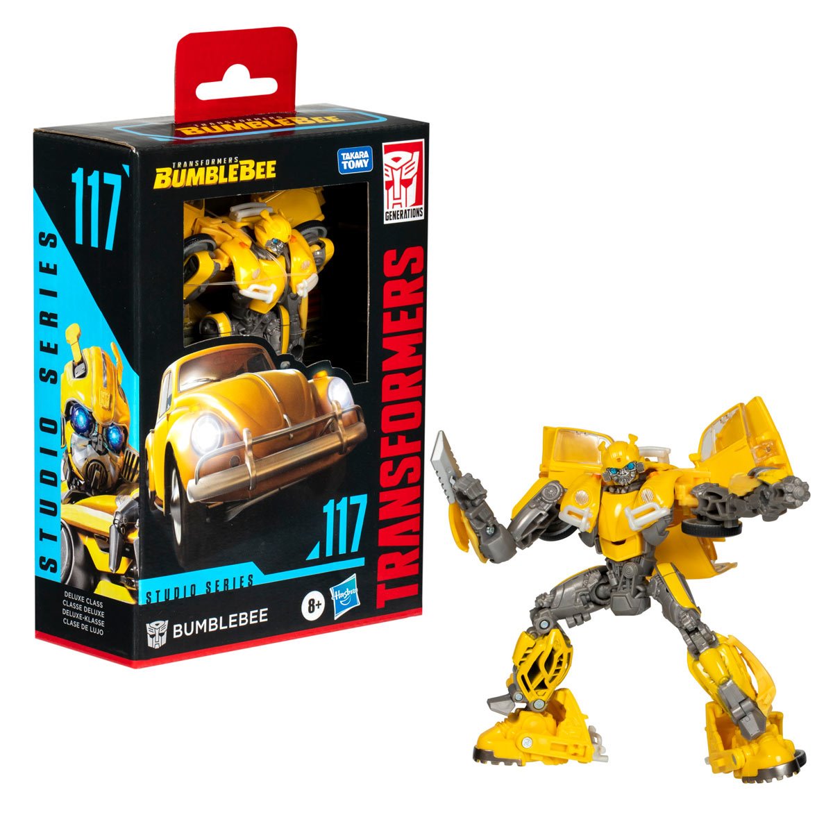 Transformers Studio Series Core - Action Figure Frenzy Concept Art Da 'Bumblebee' (8,5 Cm), 2 Accessori