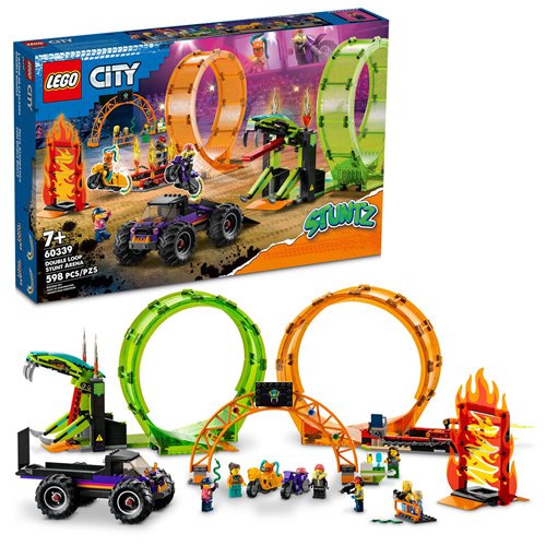 LEGO 60339 City Double Loop Stunt Arena Playset