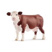 Farm World Hereford Cow Collectible Figure