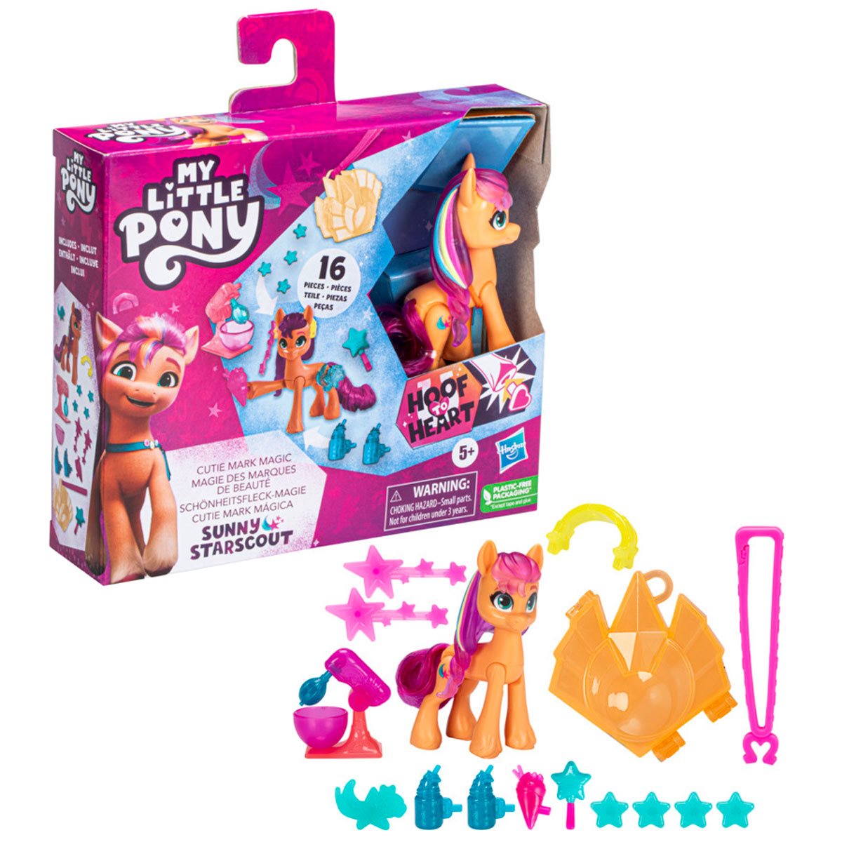 My Little Pony Toys Misty Brightdawn Cutie Mark Magic, 3-Inch Pony Doll