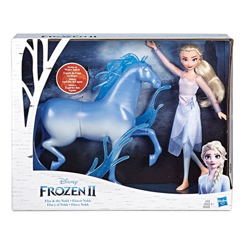 Frozen 2 Elsa Fashion Doll and Nokk Figure