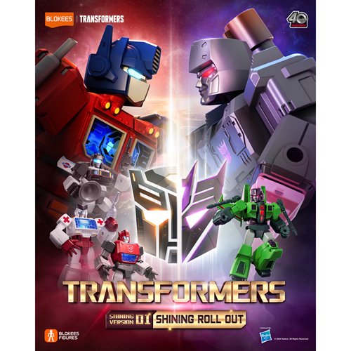 Transformers Shining Version 01 Shining Roll Out Blokees Mini Model Kit Case of 6