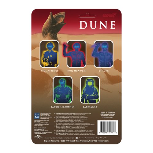 Dune Paul Muad-Dib 3 3/4-Inch ReAction Figure