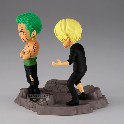 Roronoa Zoro and Sanji Nothing At All World Collectable Figure Log Stories Statue
