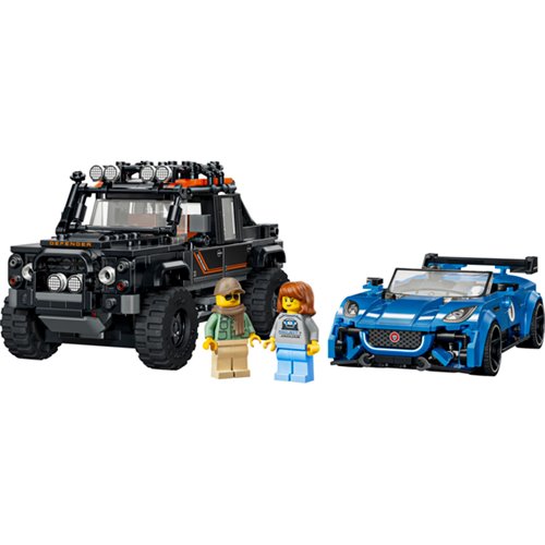 LEGO® Speed Champions 77264 Jaguar F-TYPE Project 7 & Land Rover Defender Classic