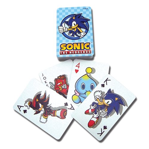 Sonic the Hedgehog Sonic Playing Cards