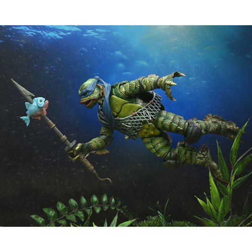 Universal Monsters x Teenage Mutant Ninja Turtles Ult. Leonardo as Creature from the Black Lagoon 7-