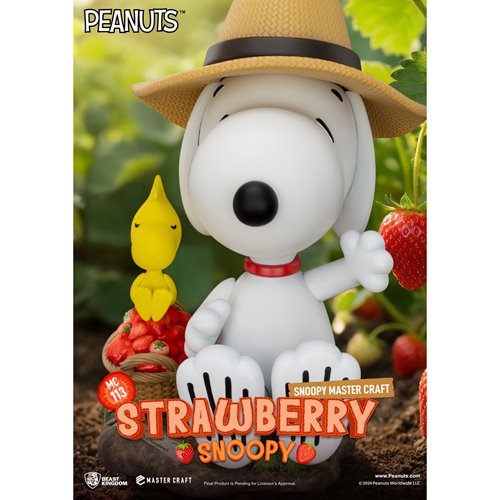 Peanuts Snoopy Strawberry Snoopy MC-113 Master Craft Statue