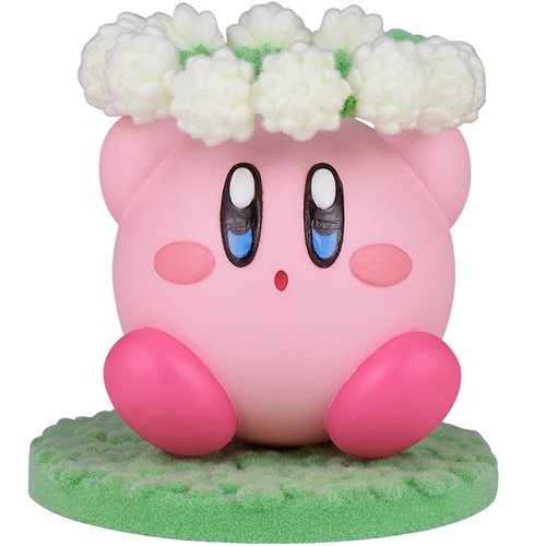 Kirby Play in the Flowers Version B Fluffy Puffy Mini-Figure