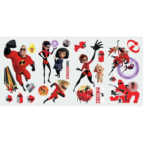 Incredibles 2 Peel and Stick Wall Decals