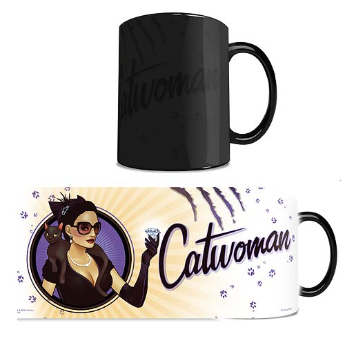Batman DC Comics Justice League Catwoman Bombshells Morphing Mug