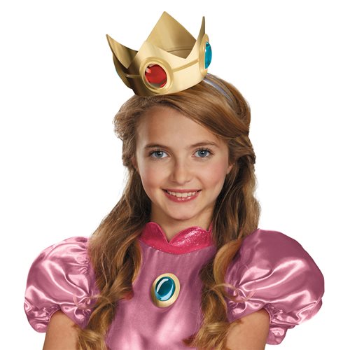 Super Mario Bros. Princess Peach Crown & Amulet Roleplay Set