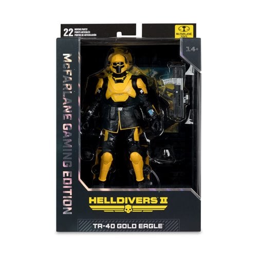 Helldivers II McFarlane Gaming Edition Wave 1 TR-40 Gold Eagle 7-Inch Action Figure