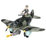 Indiana Jones Worlds of Adventure Doctor Jurgen Voller with Plane Action Figure Set